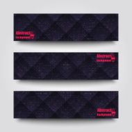 Set of banner templates with abstract background N28