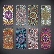 Phone case colorful floral pattern