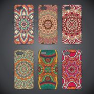 Phone case colorful floral pattern N5