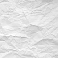 Crumpled torn white paper