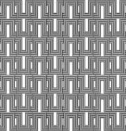 Black and white geometric seamless pattern N87