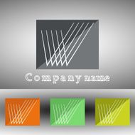 Abstract logo templates Triangle shapes
