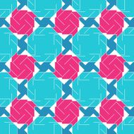 Abstract seamless pattern Geometric figures of different shapes