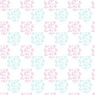 Seamless endless ornamental pattern with dots