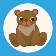 animal bear cartoon theme elements N4
