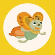 butterfly theme elements vector eps N3