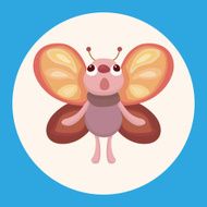 butterfly theme elements vector eps N4