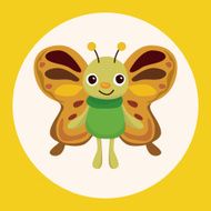 butterfly theme elements vector eps N6