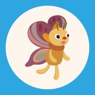 butterfly theme elements vector eps N8