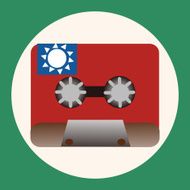 Audiotape theme elements vector eps N11