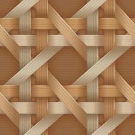 Birchbark Basketwork Seamless pattern N2