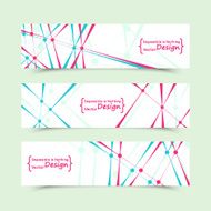 Abstract Banners Modern technology concept