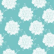 Seamless pattern with bouquet