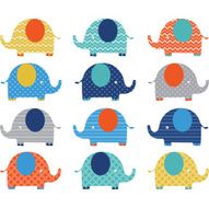 Cute Elephant pattern N2