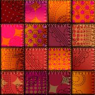 Patchwork background N6