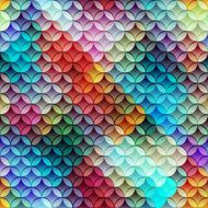 Abstract geometric pattern of circles