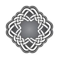 Logo template in Celtic knots style