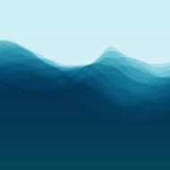 Water Wave Vector Illustration For Your Design N7