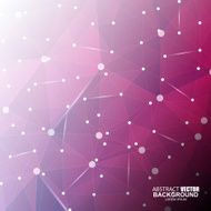Abstract polygonal space background