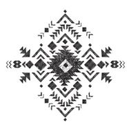 hand drawn tribal design element