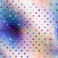 Polka dot pattern on blur background