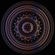 Gold mandala N5