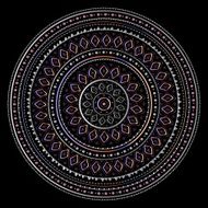 Silver mandala N10