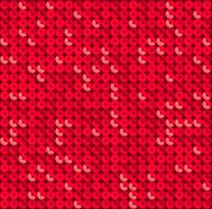 Square red mosaic disco party background