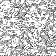 seamless vector abstract pattern of lines N2