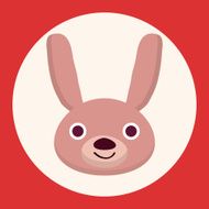 animal rabbit cartoon theme elements N6