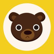 animal bear cartoon theme elements N5