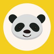animal panda cartoon theme elements N5