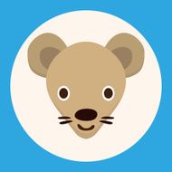 animal mouse cartoon theme elements N5