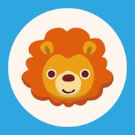 animal lion cartoon theme elements N4