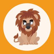 animal lion cartoon theme elements N5