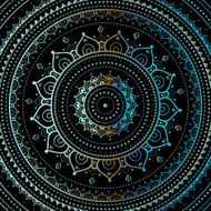 Silver mandala N14