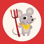 animal mouse cartoon theme elements N6