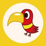 bird cartoon theme elements N10
