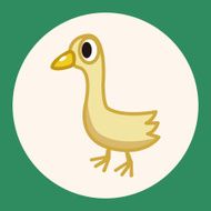 bird cartoon theme elements N14