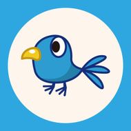 bird cartoon theme elements N17