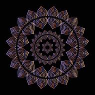 Gold mandala N6