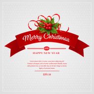 Christmas greeting card Vector illustration N15