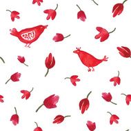 Birds And Flowers N8