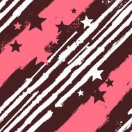 Vector Stars and Stripes seamless pattern N6
