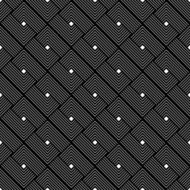 Black and white geometric seamless pattern N93