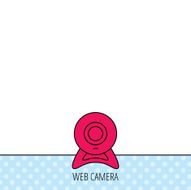 Web cam icon Video camera sign N4