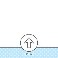 Upload icon Top arrow sign N3