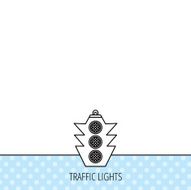 Traffic light icon Safety direction regulate N5