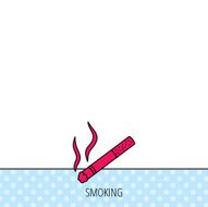 Smoking allowed icon Yes smoke sign N4