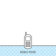 Mobile phone icon Cellphone with antenna sign N5